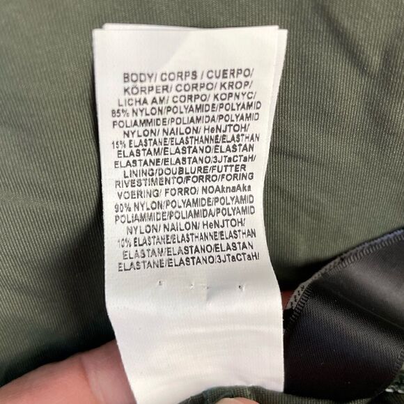 NWT La Blanche Green Two Piece Swimsuit Size 8 - Picture 6 of 6